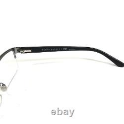 Polo Ralph Lauren Eyeglasses Frames PH 1123 9050 Black Silver Half Rim 54-17-140