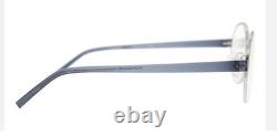 Porsche Design Men's Eyeglasses P8350 Silver Gray Round Frames