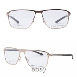 Porsche Design P'8285-B Silver toneTitanium Rx Eyeglasses 56-14-145