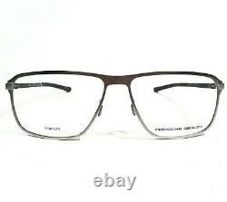 Porsche Design P8285 C Eyeglasses Frames Black Grey Square Full Rim 56-14-145