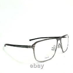 Porsche Design P8285 C Eyeglasses Frames Black Grey Square Full Rim 56-14-145