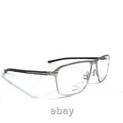 Porsche Design P8285 D Eyeglasses Frames Silver Square Full Rim 56-14-145
