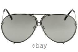 Porsche Design P8478 P'8478 B Titanium Pilot Sunglasses 63mm WithExtra Lenses