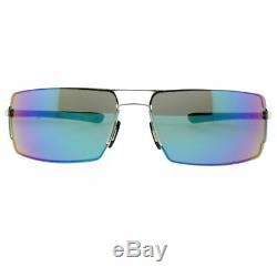 Porsche Design P8483 F Silver Full Rim Rectangular Men 100% UV Sunglasses