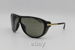 Porsche Design P8598 C Men's Grey Gold Full Rim Sunglasses Italy Brand New