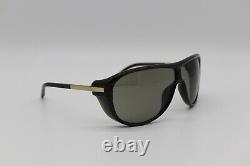 Porsche Design P8598 C Men's Grey Gold Full Rim Sunglasses Italy Brand New