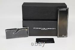 Porsche Design P8598 C Men's Grey Gold Full Rim Sunglasses Italy Brand New