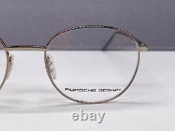 Porsche Eyeglasses Frames men Round Grey Black P 8330 Full Rim Np