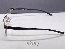 Porsche Eyeglasses Frames men Silver Black Rectangular Titanium P 8354 Full Rim
