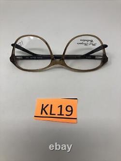 Port Royale Eyeglasses Frame CHLOE 1 SILVER DOLLAR 54-16-135 Brown Full Rim XL19