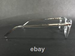 Prada Eyeglasses Frames VPR14W U43-1O1 Crystal Clear Silver Square 56-18-150