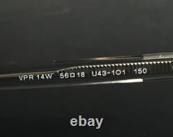 Prada Eyeglasses Frames VPR14W U43-1O1 Crystal Clear Silver Square 56-18-150