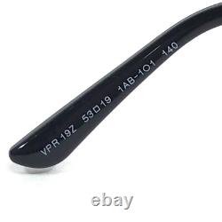 Prada Eyeglasses Frames VPR19Z 1AB-1O1 Black Silver Square Full Rim 53-19-140