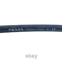 Prada Eyeglasses Frames VPR58Y 02N-1O1 Blue Silver Panto Full Rim 48-20-145