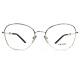 Prada Eyeglasses Frames Vpr64y Gaq-1o1 Black Silver Round Wire Rim 52-18-135