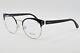 Prada Eyeglasses Pr 63tv 1ab1o1 Black/silver Size, 50-19-135