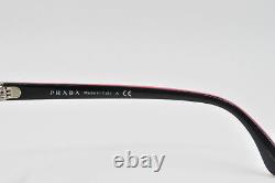 Prada Eyeglasses PR 63TV 1BO1O1 Matte Black/Silver Size, 50-19-135