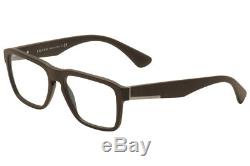 Prada Eyeglasses VPR04S VPR-04S TFD-1O1 Brown/Silver Full Rim Optical Frame 55mm