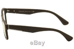 Prada Eyeglasses VPR04S VPR-04S TFD-1O1 Brown/Silver Full Rim Optical Frame 55mm