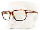 Prada Journal Vpr 09t Ufn-1o1 Eyeglasses Glasses Brown Tortoise & Gray Mix 55mm