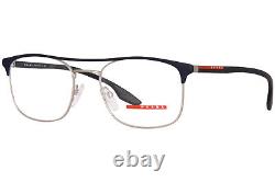 Prada Linea Rossa PS 50NV 08I-1O1 Eyeglasses Men's Blue/Silver Full Rim 52mm