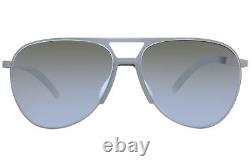 Prada Linea Rossa SPS51X 07S08L Sunglasses Men's Matte Aluminum/Green Mirror