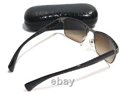 Prada Men's Sunglasses Silver Havana Rectangle Full Rim SPR 510 58 17 140