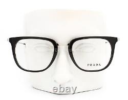 Prada PR 11UV 1AB-1O1 Eyeglasses Glasses Black & Silver 51mm Alternative Fit