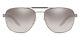 Prada Ps 53xs Men Sunglasses Gunmetal Frame Gradient Gray Mirrored Silver Lens