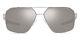 Prada Ps 55ws Sunglasses Silver Light Gray Mirrored Silver 60 New 100% Authentic