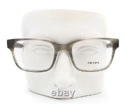 Prada VPR 06U VYR-1O1 Eyeglasses Glasses Gray Marble & Black 52-19-145 withcase