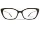 Prada Vpr 14x 03c-1o1 Eyeglasses Frames Brown Silver Cat Eye Full Rim 54-16-140