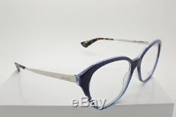 Prada VPR 28S UFW-1O1 Blue & Silver Full Rim Eyeglasses Size 54-16-140 mm