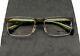 Prada Vpr 67p Lah-1o1 Half Rim Eyeglasses Glasses Matte Brown Green Havana 54mm