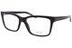 Prada Vpr17v 1ab-1o1 Eyeglasses Women's Black/silver Full Rim Optical Frame 54mm