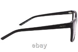 Prada VPR17V 1AB-1O1 Eyeglasses Women's Black/Silver Full Rim Optical Frame 54mm