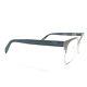 Prada Vpr54s Ufh-1o1 Eyeglasses Sunglasses Frames Cat Eye Silver Black Half Rim
