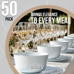 Premium Sage Silver Rimmed Plastic Disposable Bowls for Events 24 Count