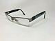 Russell Simmons Parker Eyeglasses Frame Half Rim 57-18-150 Silver/black Bq64