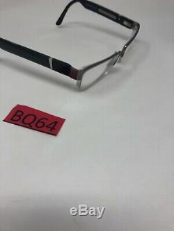 RUSSELL SIMMONS PARKER Eyeglasses Frame Half Rim 57-18-150 Silver/Black BQ64