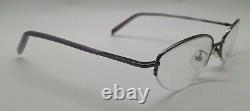 Ralph Lauren RL 1557 Gunmetal 69R Semi-Rimless Eyeglasses Frame 50-17-135 Italy