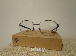 Ralph Silver Round Eyeglass Frames ORA6050 9433 Full Rim 53/17/140
