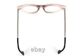 Rapp Glennie Eyeglasses FRAMES Titanium Cat Eye Pink Brushed Silver I529