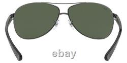 Ray-Ban 0RB3386 Sunglasses Men Silver Aviator 63mm New 100% Authentic