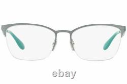 Ray Ban Designer Reading Eye Glasses RX6345-2919-54 Silver/Light Green 54mm