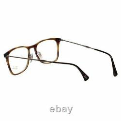 Ray Ban Designer Reading Glasses Glossy Havana Tortoise/Silver RB7086-2012-51 mm