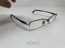 Ray Ban Eyeglasses Frame RB6133 2502 51-19-140 Black Silver Half Rim YX07
