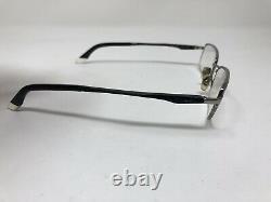 Ray Ban Eyeglasses Frame RB6133 2502 51-19-140 Black Silver Half Rim YX07