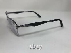 Ray Ban Eyeglasses Frame RB6285 2502 53-18-140 Silver Black Half Rim 587