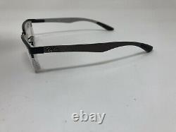 Ray Ban Eyeglasses Frame RB8412 2503 54-17-145 Carbon Fiber Black Half Rim GM74